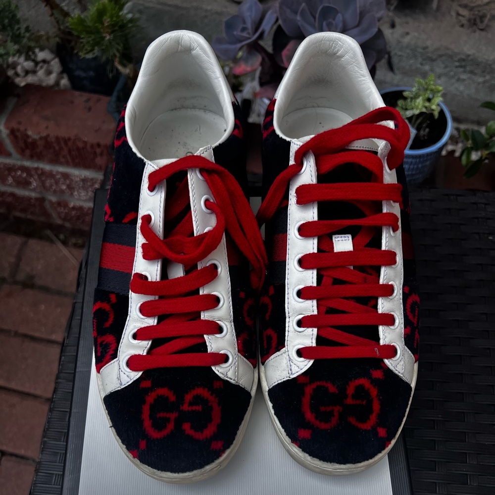 Gucci New Ace Logo Sneakers